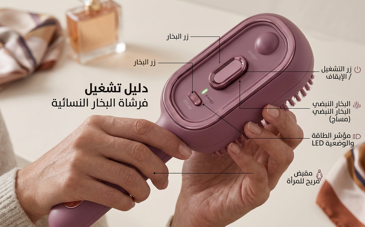 فرشاة البخار النسائية